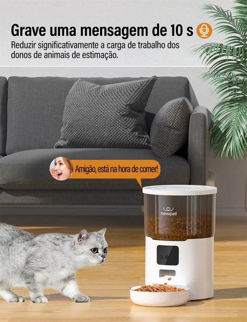 Alimentador Automático Para Animais de Estimação