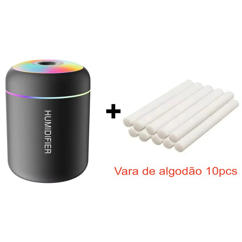 Umidificador de Ar USB elétrico Aroma Difusor Purificador Óleo Essencial