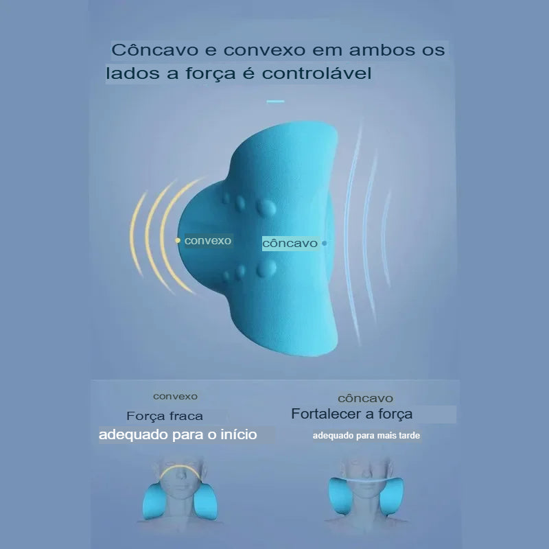 Almofada de Massagem com Dispositivo de Tração para Quiropraxia