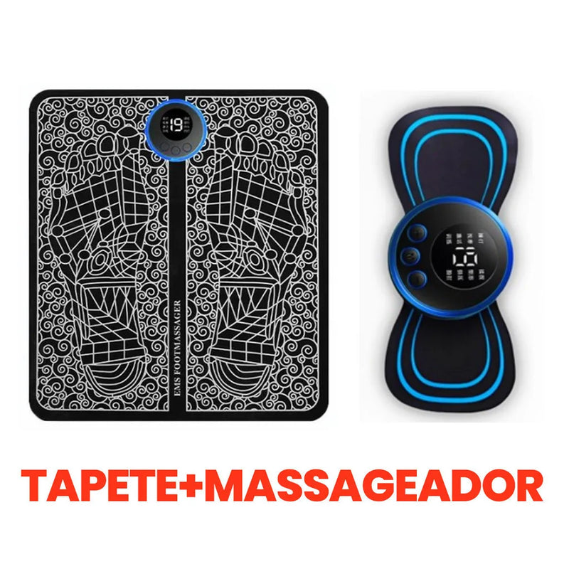 Kit Massageador Portátil para Alivio de Dores na Coluna