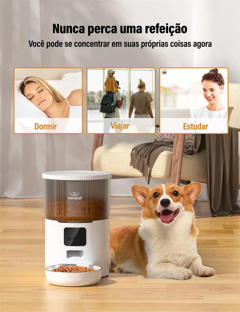 Alimentador Automático Para Animais de Estimação