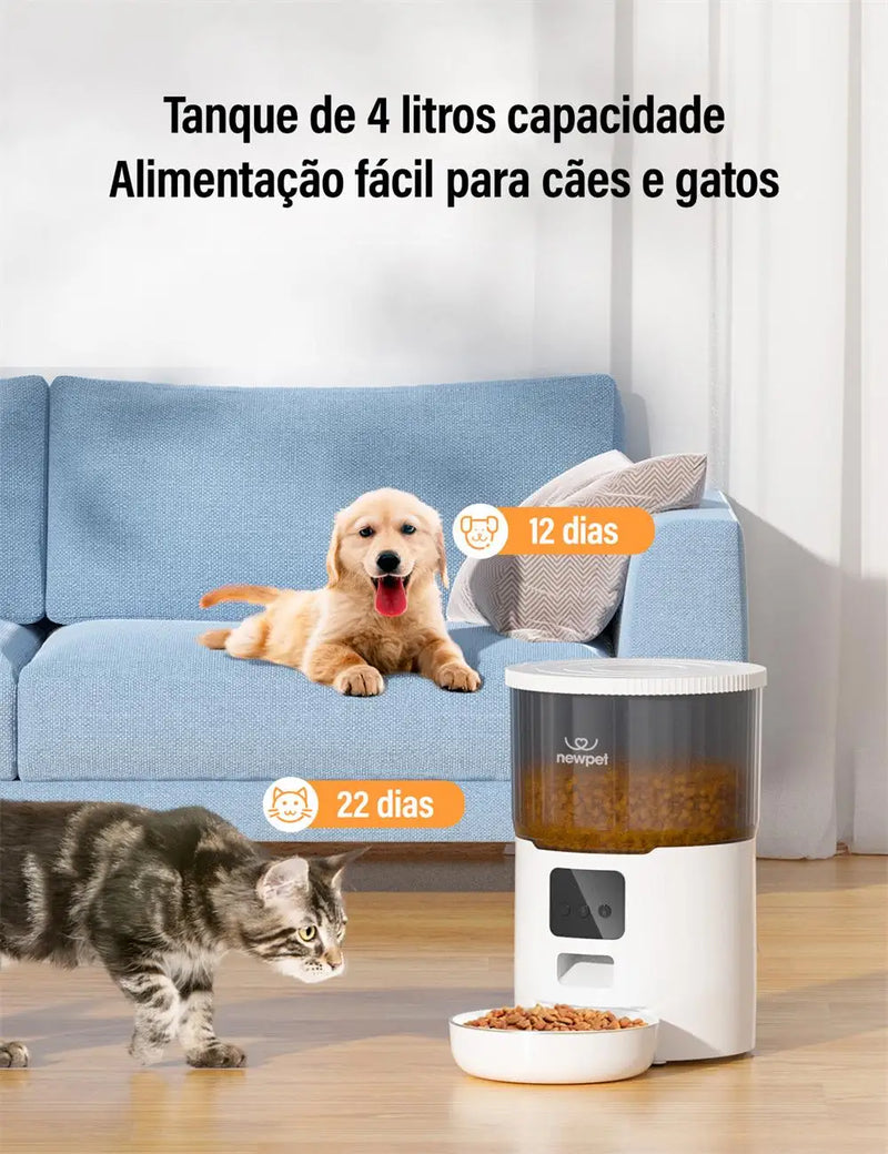 Alimentador Automático Para Animais de Estimação