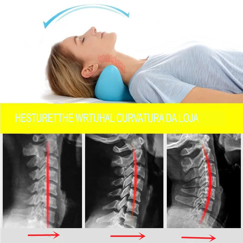 Almofada de Massagem com Dispositivo de Tração para Quiropraxia