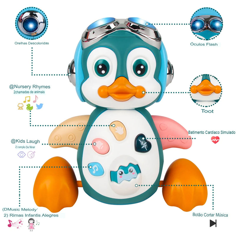 Brinquedos Pinguim Musical Infantil