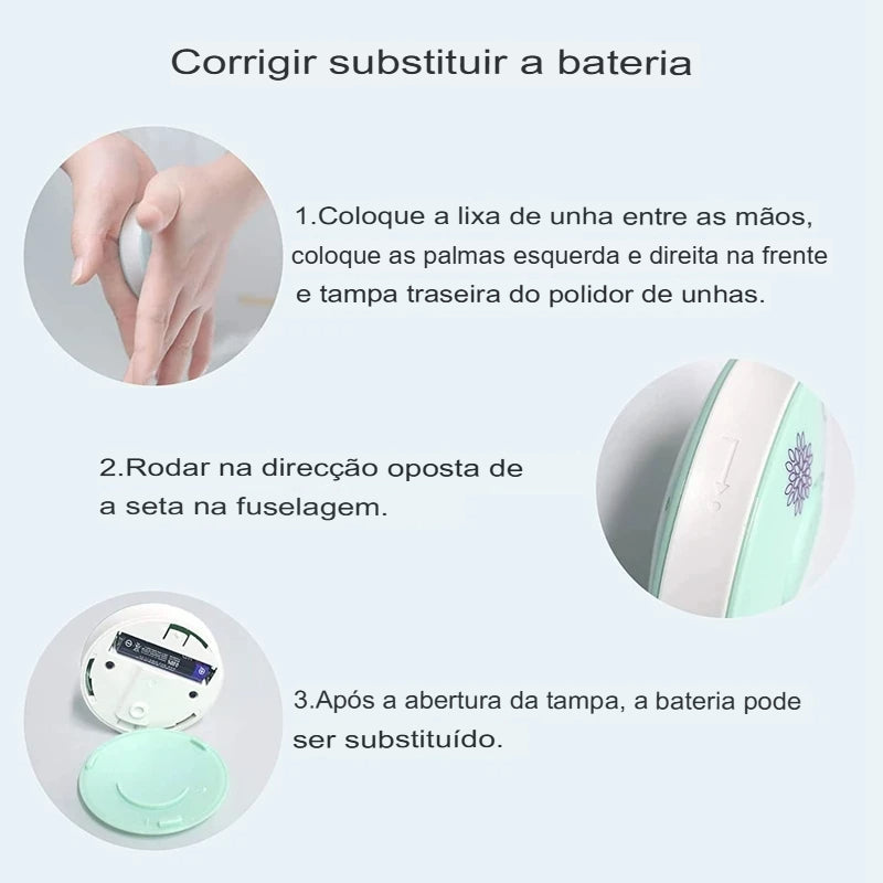 Cortador de Unhas Elétrico para Bebê