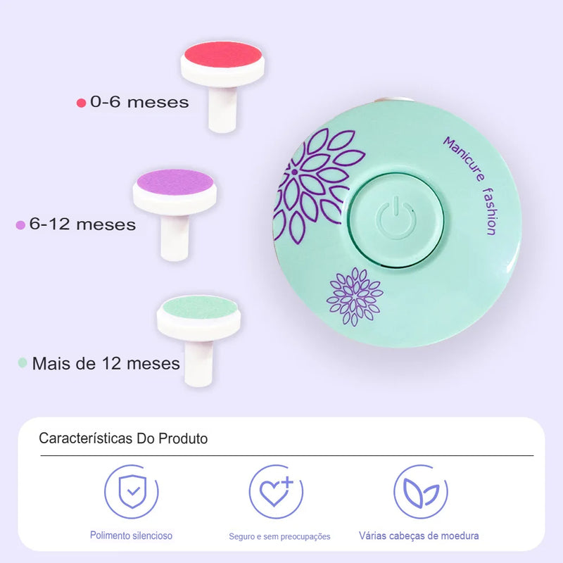 Cortador de Unhas Elétrico para Bebê