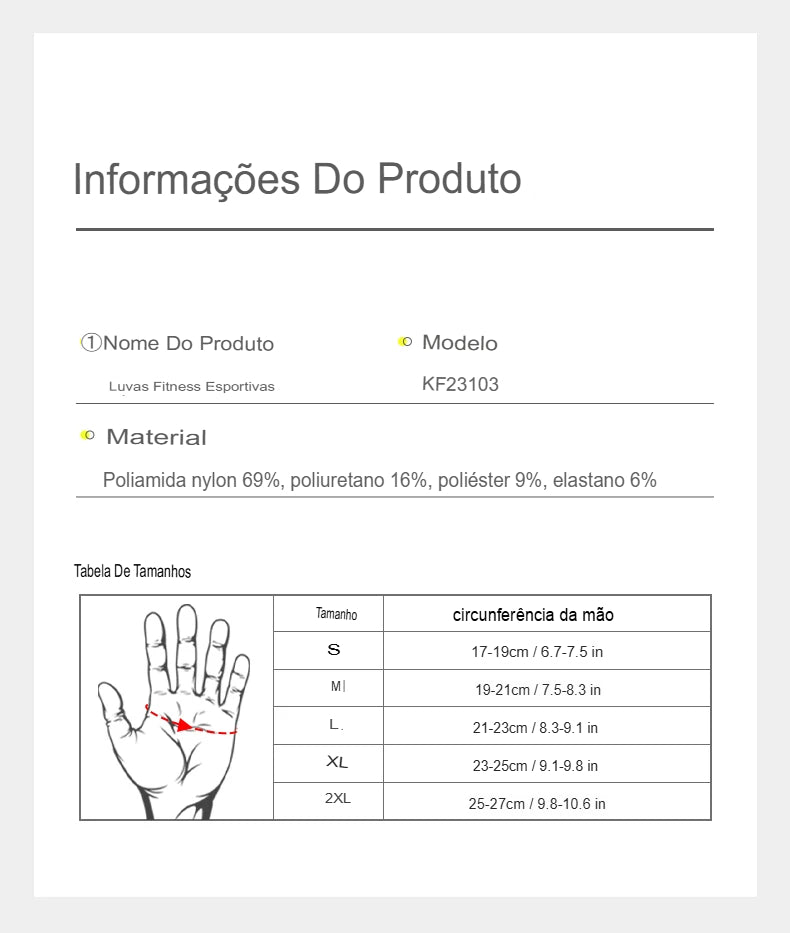 Luvas respirável antiderrapante absorção de choque